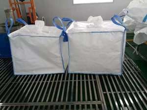 Semper Cross Corner Loops Lebensmittelechter PP-Kunststoff Big Bag 1000kg Tubular Bulk FIBC Jumbo Super Sack für Sand & Zement - Product Image 5