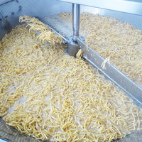 Machine de friture multifonctionnelle commerciale, friteuse automatique adaptée à une ligne de production de frites
