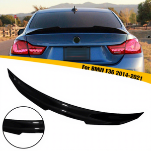 Spoiler Alettone Posteriore Stile PSM in Plastica ABS Fibra di Carbonio di Nuovo Arrivo per <span class=keywords><strong>BMW</strong></span> <span class=keywords><strong>Serie</strong></span> <span class=keywords><strong>4</strong></span> F36 <span class=keywords><strong>Gran</strong></span> <span class=keywords><strong>Coupé</strong></span> 428i 435i 440i 2014-2021 - Product Image 1