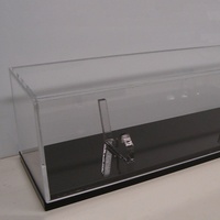 Support de présentation de couteaux en acrylique transparent Grand présentoir de couteaux en acrylique Boîte de présentation de couteaux en PMMA transparent