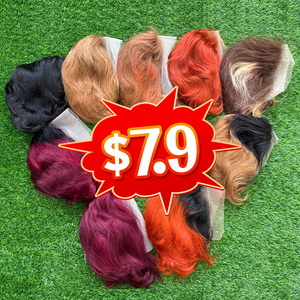 Perruque <span class=keywords><strong>Lace</strong></span> Front Pixie Bob Courte Bouclée en Cheveux Humains Raides, Cheveux Indiens Vierges Bruts avec Cuticules Alignées, Coupe Pixie, Perruque Bob <span class=keywords><strong>Lace</strong></span> – 7,9 $ - Product Image 2