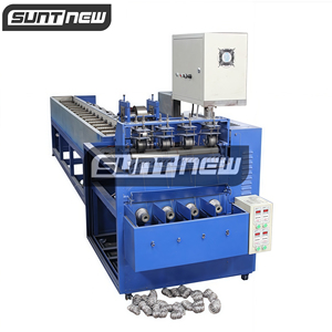Machine de fabrication de boules à récurer en acier inoxydable entièrement automatique Suntnew, capacité de 8 à 10 kg/h, 380 V, boules de laine d'acier - Product Image 6