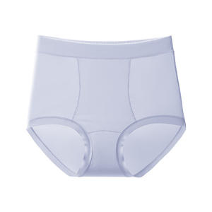 Ropa interior posparto October Crystal, cintura media alta, algodón puro, entrepierna extra larga, antibacteriana, para recuperación de cesárea - Product Image 5