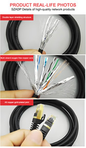 <span class=keywords><strong>สาย</strong></span>แพทช์อีเทอร์เน็ตแบบพกพา1U ชุบทอง/3U Rj45 305<span class=keywords><strong>เมตร</strong></span> Cat5 <span class=keywords><strong>Cat6</strong></span> UTP LAN 4<span class=keywords><strong>สาย</strong></span>เคเบิลเครือข่ายคู่5 M SFTP ทองแดง - Product Image 2