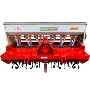 Wheat planter and corn soybean precision planter are installed on the rotary cultivator, and one machine is multi-purpose