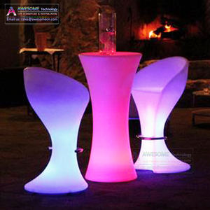 Tabouret de bar lumineux, nouveau design, tabouret de bar Alies, chaise de salon LED, tabouret de bar (Bs100) - Product Image 3