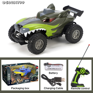 1:16 4CH <strong>Wolf</strong> Outdoor Wireless 4wd <strong>Rc</strong> Off-road Remote Control Car Toy with Light - Product Image 4
