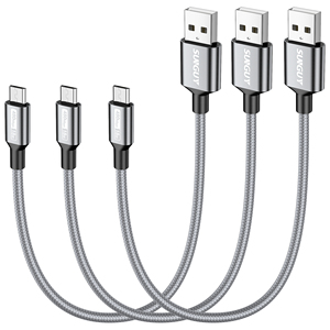 Cable de Carga Rápida Personalizado SUNGUY, Trenzado de Nailon Resistente, Garantía de 3 Años, Certificación ROHS y CE, Ecológico, para Teléfonos Móviles - Product Image 2