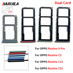 Vente en gros de support de fente pour plateau de carte <span class=keywords><strong>Sim</strong></span> pour Oppo pour <span class=keywords><strong>Realme</strong></span> <span class=keywords><strong>9</strong></span> Pro C3 C15 C31 pièces de connecteur de lecteur de carte <span class=keywords><strong>Sim</strong></span> - Product Image 3