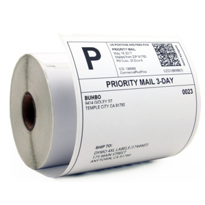 Nhà Máy Giá Trắng TRỐNG 4x6 "vận chuyển nhãn vận chuyển dính Sticker A6 trực tiếp nhiệt giấy cuộn 100x150 mét nhãn - Product Image 4