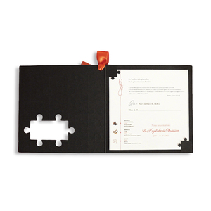 Thiết kế thiệp cưới phong cách câu đố sáng tạo Ra mắt thiết kế mới Thiệp mời đám cưới - Product Image 6