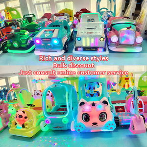 Giro sul parco divertimenti auto attraente per bambini giostre attrezzature da gioco per bambini elettrico principessa carrozza paraurti per il centro commerciale - Product Image 5