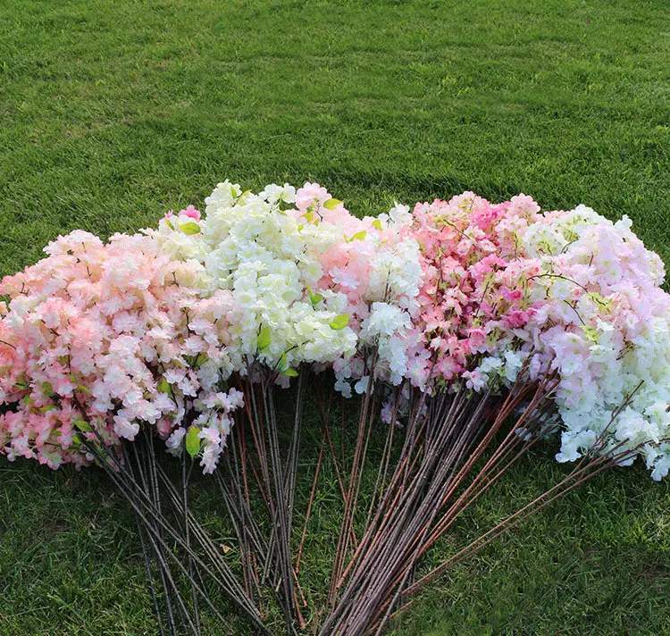 wholesale wedding decoration flower cherry flower artificial blossom
