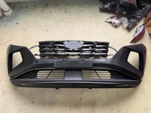Nuevo Conjunto de Parachoques Delantero para Auto, Versión China-EE. UU., Parachoques Inferior Original con Rejilla Cromada para Hyundai <span class=keywords><strong>Tucson</strong></span> 2021-<span class=keywords><strong>2023</strong></span> - Product Image 2