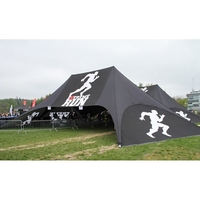 Grande tente personnalisée à double toit pour événement araignée, tente pour camping et plage, tente pour affichage à l'extérieur