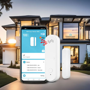 Capteur de porte intelligent WiFi Tuya, détecteur d'ouverture/fermeture pour maison intelligente, contrôle par application Smartlife, notification compatible avec Alexa Google Home - Product Image 3