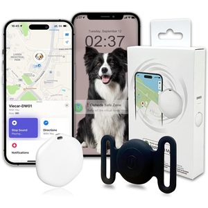 Traceur GPS Bingolar DW01 Mini étanche pour animaux de compagnie, suivi en temps réel pour chiens et chats, application iOS, Bluetooth 5G - Product Image 1
