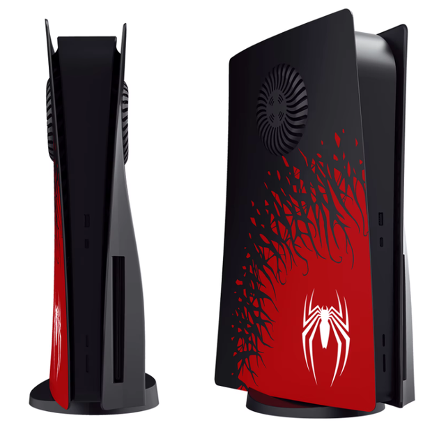 For PS5 Faceplate Spider Shell Cover Case Protective Replacement Console Plates