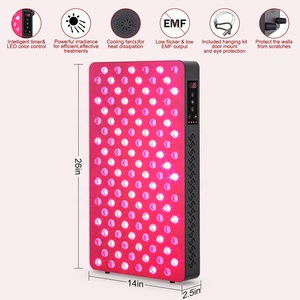 OEM ODM logo pribadi 600w, perangkat terapi cahaya sauna inframerah denyut nadi, panel terapi intensitas cahaya merah untuk setengah tubuh - Product Image 4