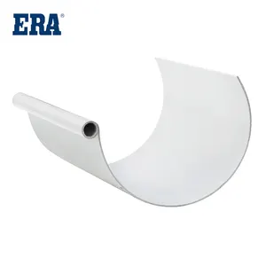 ERA Marca BS EN607/EN12200/EN1462 50 años de garantía KITEMARK 170mm PVC Tubería de canalón de agua de lluvia