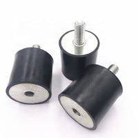 Amortisseur en caoutchouc noir/trans EPDM/NBR/SIL avec vis M3-M10 pour drone de compresseur d'air de moteur de voiture