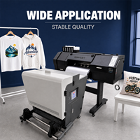 Printer DTF Kecepatan Tinggi 60 70 XP600 I1600 I3200 Printer Film Transfer Langsung Dengan Mesin Pengocok Bubuk DTF untuk Kaos