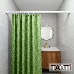 Poteau à rideau télescopique moderne robuste <span class=keywords><strong>sans</strong></span> perceuse tige de tension réglable <span class=keywords><strong>pour</strong></span> <span class=keywords><strong>baie</strong></span> <span class=keywords><strong>vitrée</strong></span> cuisine salle de bain Installation facile 25mm - Product Image 3