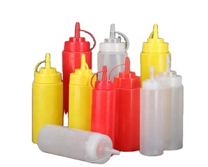 <b>Plastic</b> 1oz 5oz <b>Squeeze</b> <b>Bottle</b> BPA Free Pancake Art Thick Sauce 500ml Mouthwash - Product Image 6