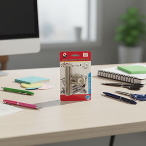 Pince en acier chromé 90 mm de haute qualité pour le bureau et les loisirs créatifs - Product Image 2