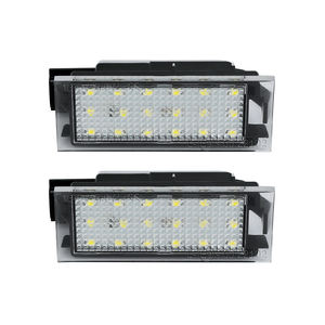 Eclairage de plaque d'immatriculation à LED pour <span class=keywords><strong>Renault</strong></span> Vel Satis 2005.04-2009 <span class=keywords><strong>Twingo</strong></span> II 2007-2014 Clio III 2005-2014 Clio IV 2012 ~ Espace IV <span class=keywords><strong>2002</strong></span> ~ - Product Image 5