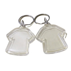 Blank Jersey Shape Acrylic Keychain Photo Frame Type (T-shirt shape Cloth Shape)