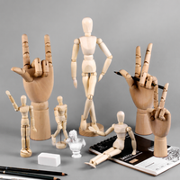 Maniquí de Madera Premium Bview Art para Dibujo y Bocetos, Ajustable, para Artistas, Estudiantes y Diseñadores