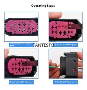 Pour Audi <span class=keywords><strong>Volkswagen</strong></span> Pin Remover Set Car Plug Wire Remover Wire Harness Terminal Removal Tool - Product Image 5