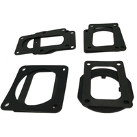 Roue de souris de corps ignifugée deux pièces de silicone de fabrication personnalisée
