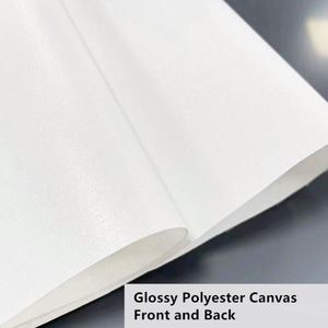 Rollo de Lienzo Brillante 100% Poliéster al por Mayor, Rollo de Lienzo Ecológico de Alto Brillo para Impresión de Pósteres, Arte, Diseños Personalizados DIY - Product Image 2