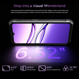 สมาร์ทโฟน Oukitel G7 รุ่นทนทาน ระบบปฏิบัติการ Android 16 ชิปเซ็ต T615 รองรับ NFC แบตเตอรี่ 10600mAh กล้องหลัก 64MP หน่วยความจำ 4+128GB มือถือ Oukitel - Product Image 5