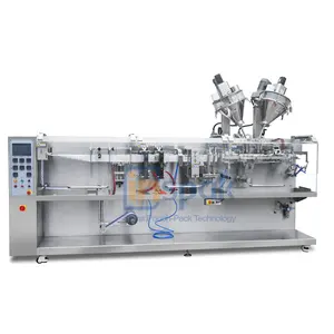 Bottle shape fruit puree and small spice sachet packing machine