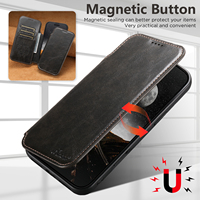 Étui de téléphone SUTENI pour iPhone 18 Pro Max avec recharge sans fil, porte-cartes, support, portefeuille, boucle magnétique, compatible 17 Air 16 Plus 15 14 13 12