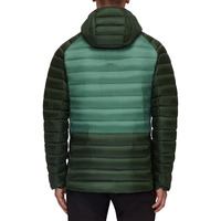 Veste verte à capuche pour l'extérieur avec design de haute qualité OEM vente en gros chaud matelassé personnalisé pour hommes