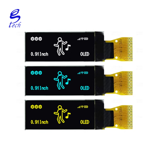 Écran LCD monochrome de 0,91 pouce, circuit intégré SSD1306, résolution 128x32, interface IIC, écran COG nu - Product Image 2