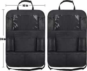 Organizador Plegable Oxford para Maletero y Asiento Trasero de Coche con Soporte para Tablet, Caja de Almacenamiento Resistente - Product Image 4