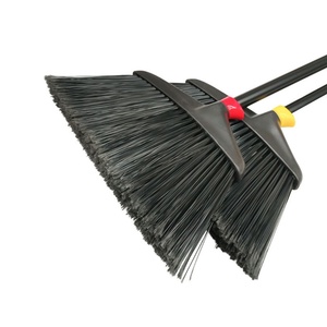 Ensemble balai et pelle à poussière en plastique pour la maison manche à balai en aluminium avec outil de nettoyage de tête à poils - Product Image 6