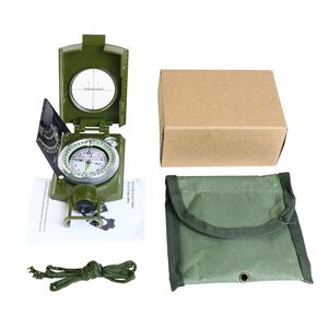 カスタムロゴ戦術的な屋外ポータブル戦闘オリエンテーリング防水地質精密プロット調査クリノメーターコンパス - Product Image 4