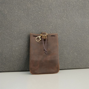 กระเป๋าใส่ของมีค่าสำหรับกอล์ฟหนังแท้แบบสั่งทำพิเศษ พร้อมช่องใส่สมุดบันทึกคะแนน  โลโก้และดีไซน์ตามสั่ง ขายส่ง Boshiho BOSC240928 - Product Image 1