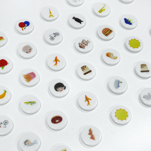 Disques de jeu ronds personnalisés avec <span class=keywords><strong>image</strong></span> de dessin animé, jetons éducatifs pour enfants, pièces de jeu en plastique imprimées - Product Image 3