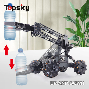 High Quality <strong>DIY</strong> Remote Control Alloy Mechanical Arm <strong>RC</strong> <strong>Car</strong> <strong>Kit</strong> Metal Vehicle Toys Kids' Science Projects Engineering Adventures - Product Image 4