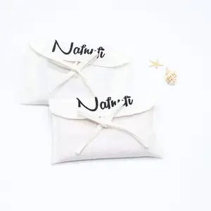 wholesale custom small envelope satin jewelry bags dust flip pouch