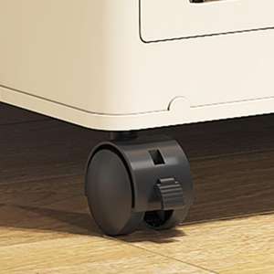 Organiseurs de placard multifonctionnels <span class=keywords><strong>à</strong></span> <span class=keywords><strong>3</strong></span> niveaux, beige, <span class=keywords><strong>tiroirs</strong></span> de rangement empilables, organisateur de rangement avec <span class=keywords><strong>roulettes</strong></span> pour la chambre <span class=keywords><strong>à</strong></span> coucher - Product Image 5