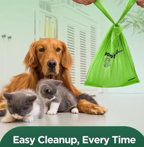 Sinh thái thân thiện tùy chỉnh in phân hủy sinh học compostable PLA ngô tinh bột T-Shirt Dog poop Túi - Product Image 3