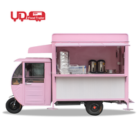 Meistverkaufter Elektrischer Food-Tricycle Hot-Dog-Stand Piaggio Ape Mobile Mini-Küchen-Truck Eiswagen